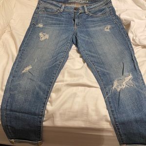 American Eagle ripped jeans